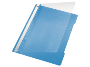 Afbeeldingen van Leitz snelhechter, a4, 41910030, pvc, lichtblauw,