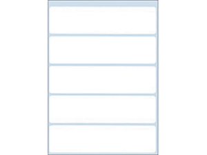 Afbeeldingen van Herma etiket, 21 x 80 mm, verpakking 35 stuks, 3750, wit