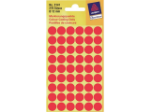 Afbeeldingen van Zweckform etiket, 12 mm, verpakking 270 stuks, 3141, rood