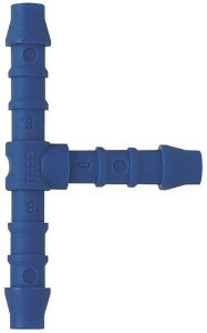 Afbeeldingen van Tefen t-slangpilaar kunststof  19mm