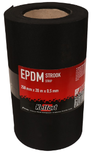 Afbeeldingen van Kelfort EPDM Folie zwart 250 x 0,5mm 20 meter