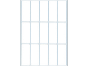 Afbeeldingen van Herma etiket, 20 x 50 mm, verpakking 480 stuks, 2410, wit