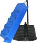 Afbeeldingen van Verlengkabel 25 meter 3x 2.5mm2   h07rn-f met  4 voudige verdeeldoos