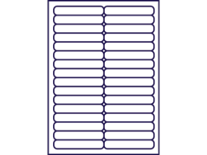 Afbeeldingen van Zweckform etiket, 96 x 16.9 mm, verpakking 800 stuks, l6031rev-25, wit