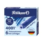 Afbeeldingen van Pelikan inktpatroon, verpakking 6 stuks, 301176, koningsblauw