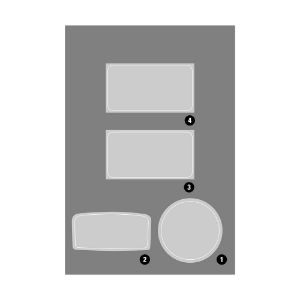 Afbeeldingen van Kask Transparant Zenith stickers