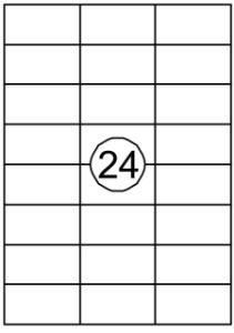 Afbeeldingen van Etiket Quantore 70x37mm 2400stuks