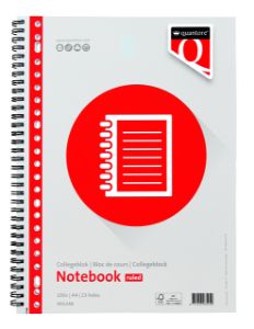 Afbeeldingen van Collegeblok Quantore A4 lijn 23-gaats 100vel 70gr