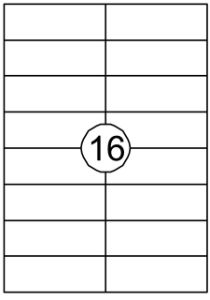 Afbeeldingen van Etiket Quantore 105x37mm 1600 stuks