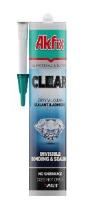 Afbeeldingen van Akfix hybrikit crystal clear transparant 290ml