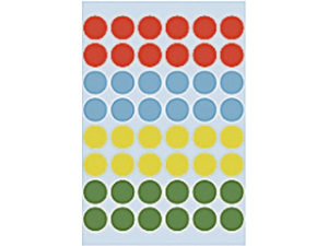 Afbeeldingen van Herma etiket rond, 12 mm, verpakking 240stuks, 1851, assortiment