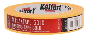 Afbeeldingen van Kelfort Afplaktape Gold Gold 25mm x 50m