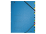 Afbeeldingen van Leitz sorteermap a4 12vaks, 39120035, blauw