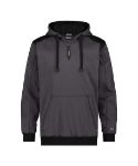 Afbeeldingen van Dassy hooded sweater Indy antraciet grijs/zwart