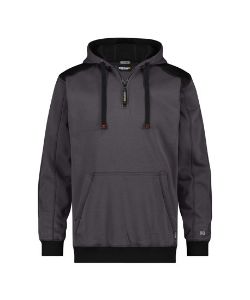 Afbeeldingen van Dassy hooded sweater Indy antraciet grijs/zwart