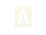 Afbeeldingen van Pickup letter a wit , 40 mm