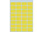 Afbeeldingen van Herma etiket, 12 x 19 mm, verpakking 160 stuks, 3641, geel
