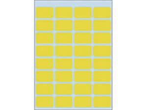 Afbeeldingen van Herma etiket, 12 x 19 mm, verpakking 160 stuks, 3641, geel