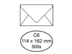 Afbeeldingen van Envelop bank 114x162mm 70gr wit