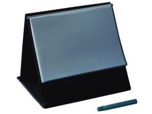 Afbeeldingen van Rillstab flipover, a4, 20 tassen, dwars tafelmodel, 93205, zwart