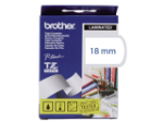Afbeeldingen van Brother labeltape, 18 mm x 8 meter, tze-243, wit/blauw