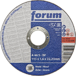 Afbeeldingen van Forum Doorslijpschijf staal vlak 115x1,6mm T41