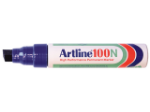 Afbeeldingen van Artline viltstift 100, 4 - 12 mm, 629201, schuin, blauw