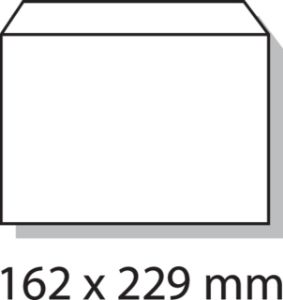 Afbeeldingen van Envelop Quantore bank C5 162x229mm wit 500 stuks