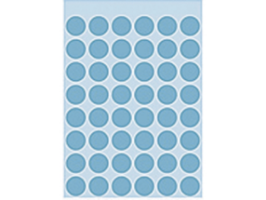 Afbeeldingen van Herma etiket rond, 12 mm, verpakking 240 stuks, 1863, blauw