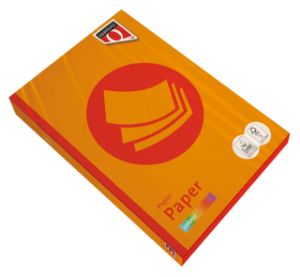 Afbeeldingen van Kopieerpapier Quantore Colour A4 80gr oranje 500 vel