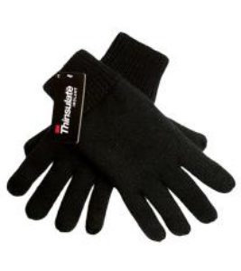 Afbeeldingen van Thinsulate handschoenen black XL/XXL