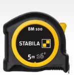 Afbeeldingen van Stabila rolmaat BM100,19mm 5m (16'),cm/inch-schaalverdeling