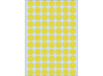 Afbeeldingen van Herma etiket rond, 13 mm, verpakking 2464 stuks, 2231, geel