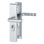 Afbeeldingen van Hoppe veiligheids krukgarnituur pc92 f1, 113/2236za/2214, met kerntrekbeveiliging