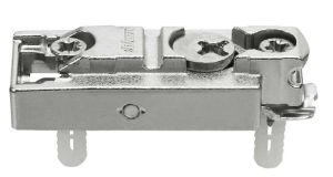 Afbeeldingen van Blum clip drevelplaat, 0 mm, excentrische hoogteverstelling +/- 2 mm