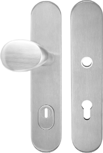 Afbeeldingen van Oxloc veiligheidsgarnituur zonder kruk pc72 links/rechts rvs