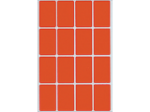 Afbeeldingen van Herma etiket, 25 x 40 mm, verpakking 512 stuks, 2452,  rood