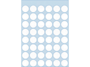 Afbeeldingen van Herma etiket rond, 12 mm, verpakking 240 stuks, 1860, wit