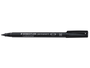Afbeeldingen van Staedtler viltstift ohp lumocolor, medium, 317-9, zwart