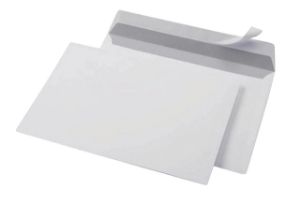 Afbeeldingen van Envelop Quantore bank C6 114x162mm zelfklevend wit 25 stuks