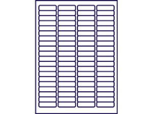 Afbeeldingen van Avery etiket, 35.6 x 16.9 mm, verpakking 2000 stuks, l4732rev-25