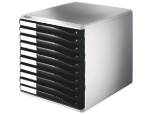 Afbeeldingen van Leitz ladenbox 10laden zwart , 52810095 