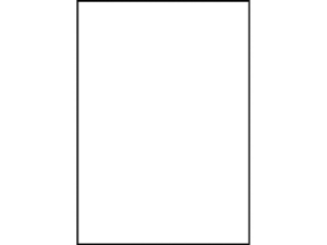 Afbeeldingen van Zweckform etiket, 210 x 297 mm, a4, verpakking 25 stuks, 6119, wit 