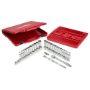 Afbeeldingen van MILWAUKEE® Ratel en- doppenset 3/8" 56-delig