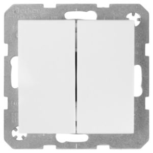 Afbeeldingen van Berker S1 schakelaar inbouw - serie - polarwit