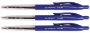 Afbeeldingen van Balpen Quantore drukknop blauw 10 stuks