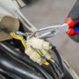 Afbeeldingen van KNIPEX Platspitse tang met zijsnijder, (telefoontang) 200