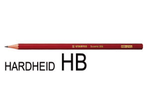 Afbeeldingen van Stabilo potlood swano hb, 306/hb