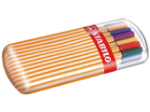Afbeeldingen van Stabilo fineliner point, 8820-02, verpakking 20 stuks, zebra-etui, assortiment