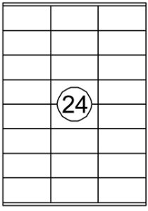 Afbeeldingen van Etiket Quantore 70x36mm 2400 stuks